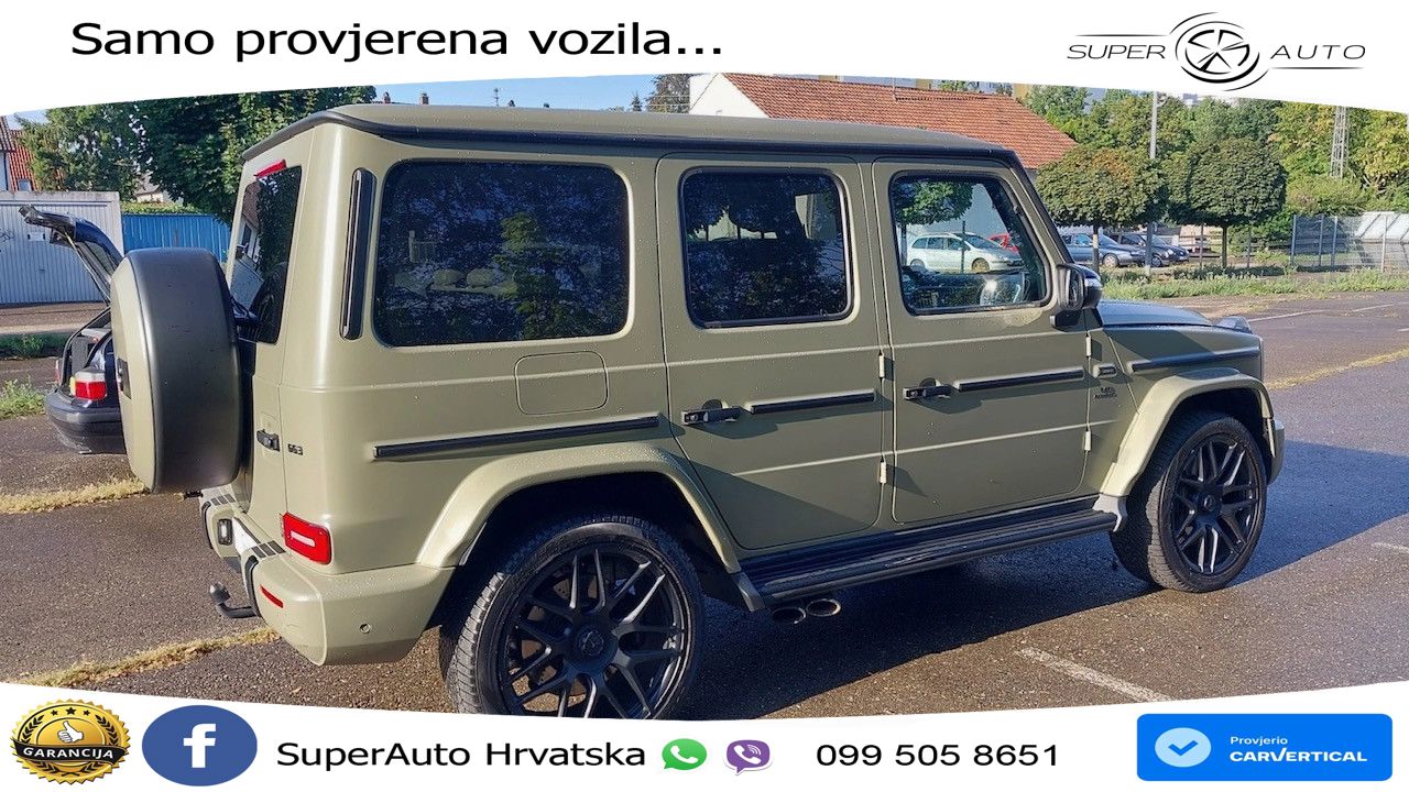 Mercedes AMG G 63 Long V8 (585 KS) 4MATIC 9G-TRONIC AMG SPEEDSHIFT PLUS LED+GR SJED+ACC