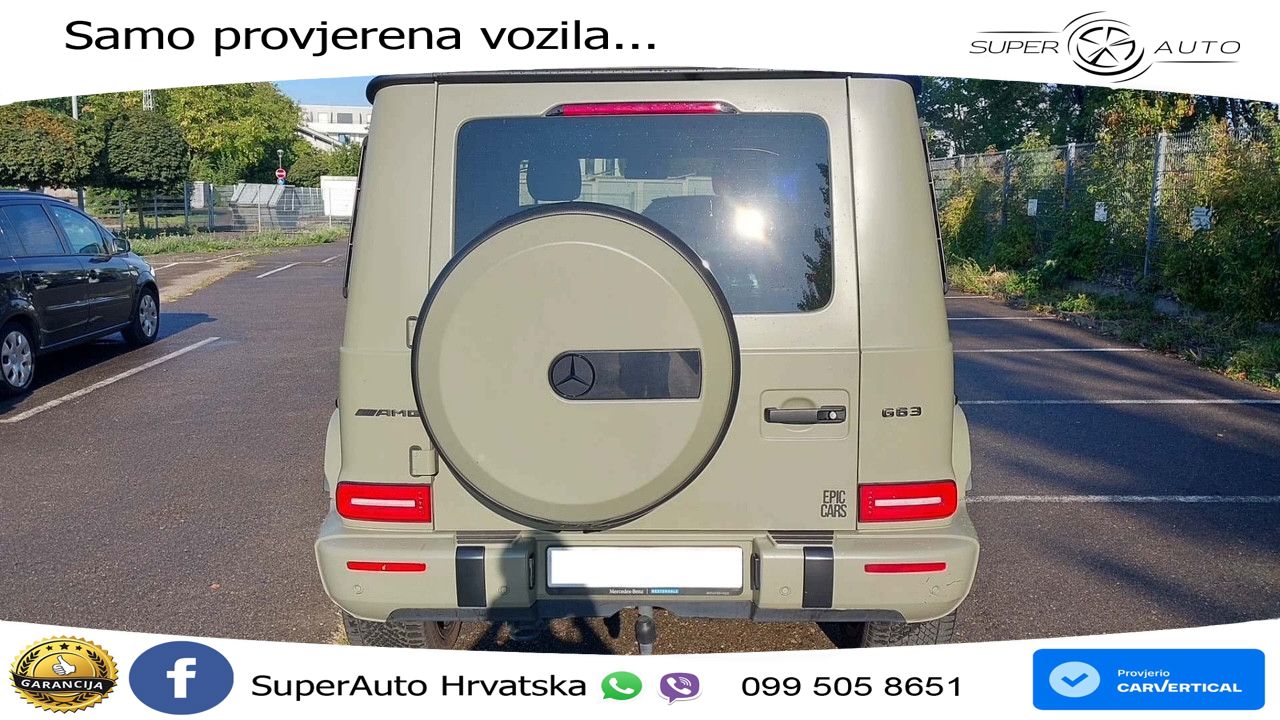 Mercedes AMG G 63 Long V8 (585 KS) 4MATIC 9G-TRONIC AMG SPEEDSHIFT PLUS LED+GR SJED+ACC