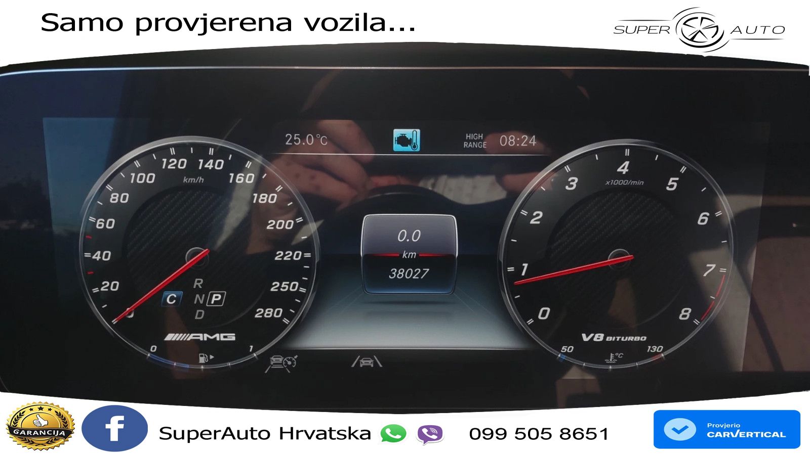 Mercedes AMG G 63 Long V8 (585 KS) 4MATIC 9G-TRONIC AMG SPEEDSHIFT PLUS LED+GR SJED+ACC