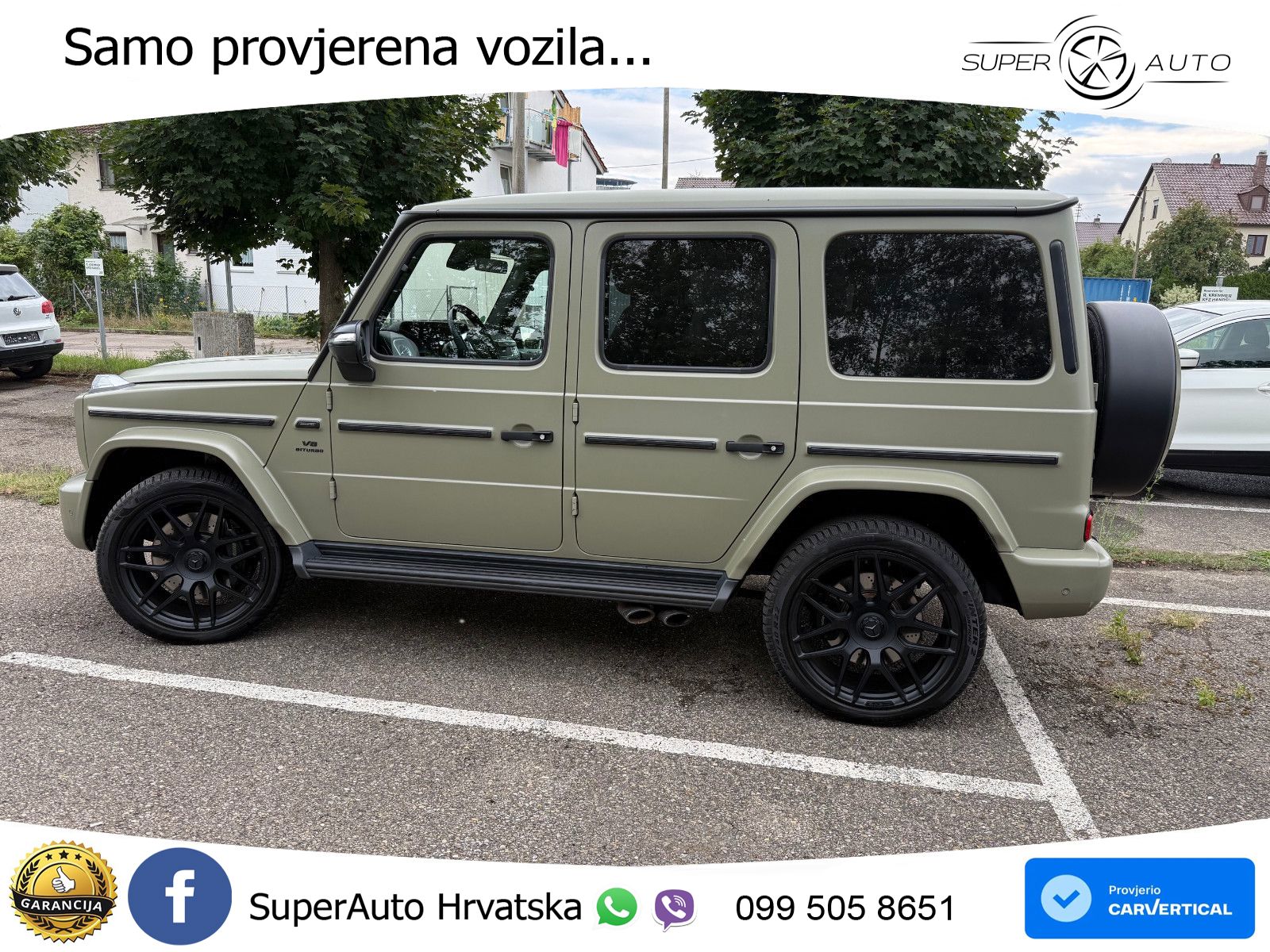 Mercedes AMG G 63 Long V8 (585 KS) 4MATIC 9G-TRONIC AMG SPEEDSHIFT PLUS LED+GR SJED+ACC