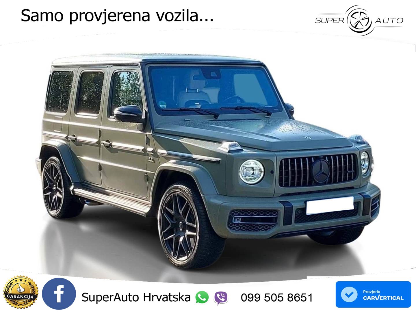 Mercedes AMG G 63 Long V8 (585 KS) 4MATIC 9G-TRONIC AMG SPEEDSHIFT PLUS LED+GR SJED+ACC