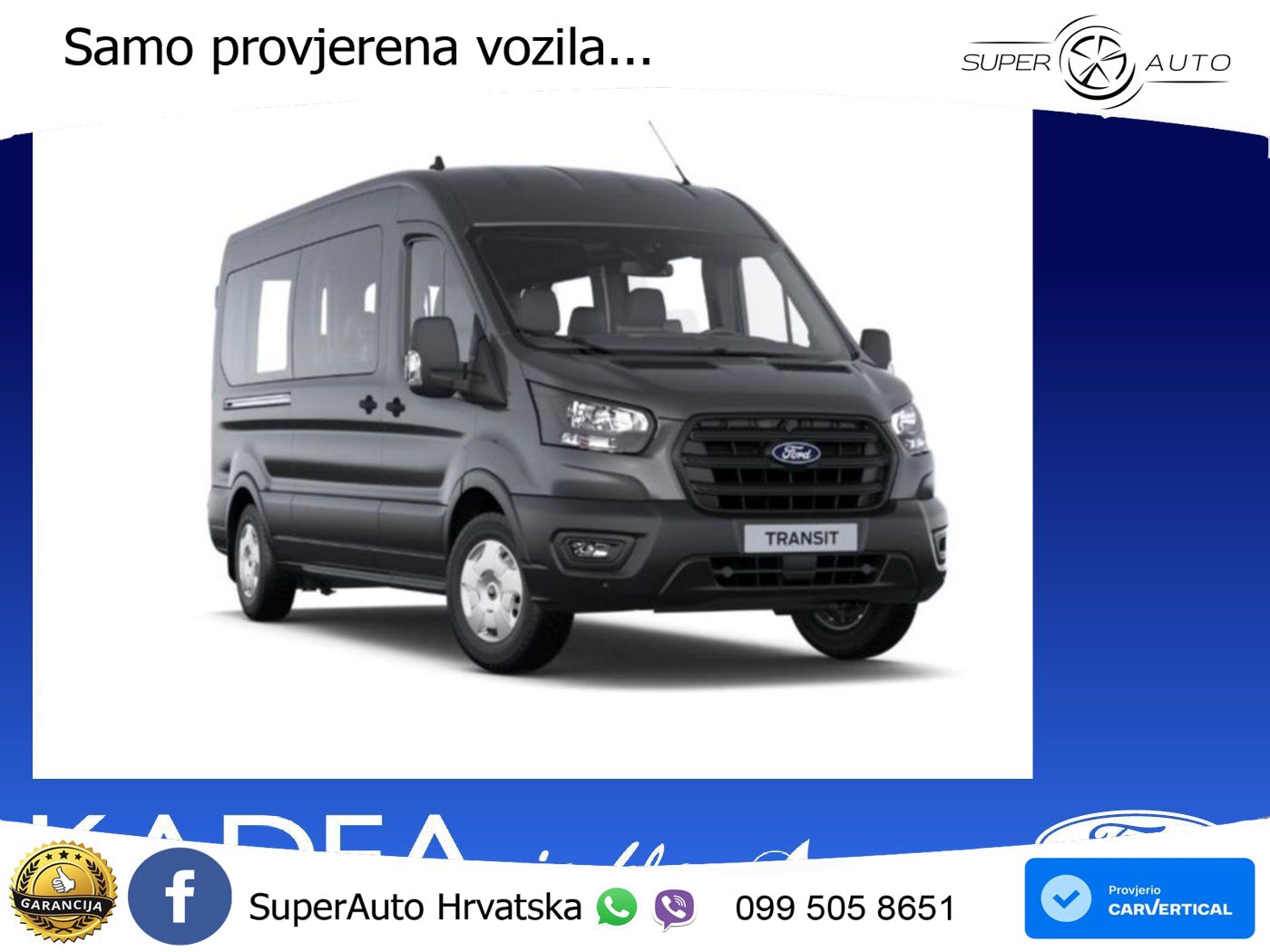 Ford Transit 350 Kombi AHK*NAV*ACC*SHZ*PDC*CAM 150 KS