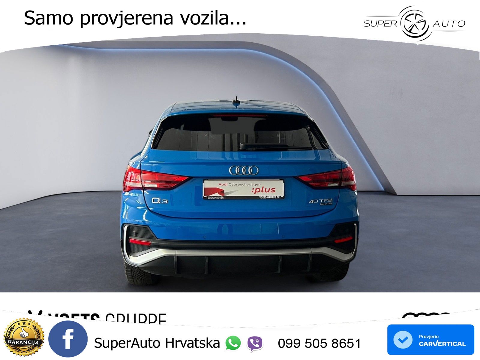 Audi Q3 II Sportback 40 TFSI (190 KS) quattro S tronic S line