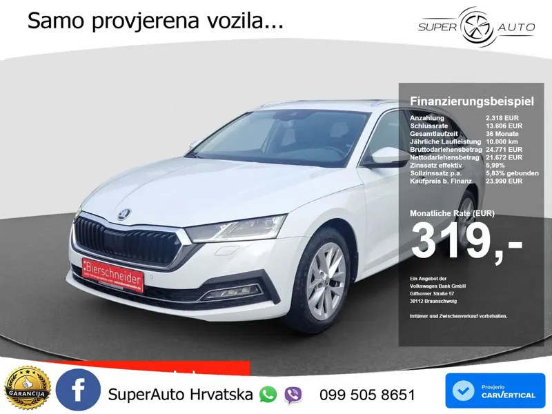 Škoda Octavia Combi 2.0 TDI (150 KS) DSG