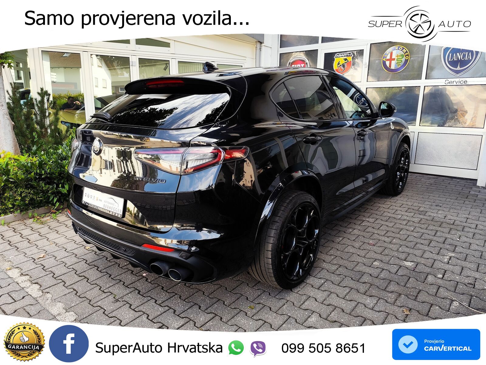 Alfa Romeo Stelvio Quadrifoglio 2.9 V6 Bi-Turbo (520 KS) Q4 Automatic LED+GR SJED+ACC