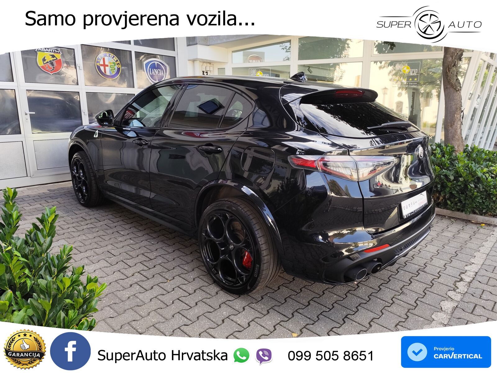 Alfa Romeo Stelvio Quadrifoglio 2.9 V6 Bi-Turbo (520 KS) Q4 Automatic LED+GR SJED+ACC