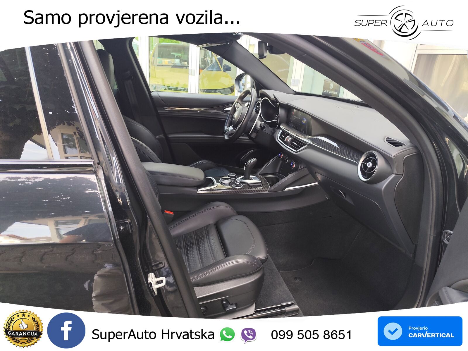 Alfa Romeo Stelvio Quadrifoglio 2.9 V6 Bi-Turbo (520 KS) Q4 Automatic LED+GR SJED+ACC