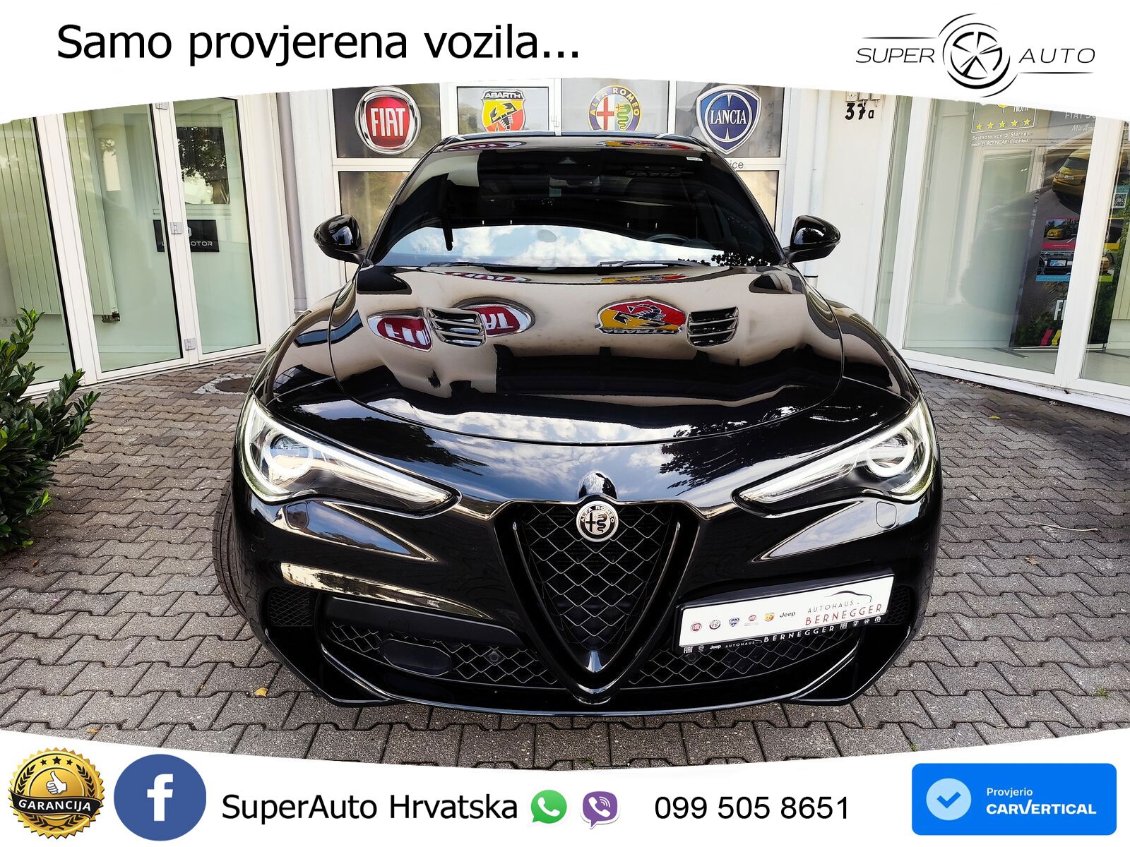 Alfa Romeo Stelvio Quadrifoglio 2.9 V6 Bi-Turbo (520 KS) Q4 Automatic LED+GR SJED+ACC