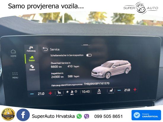 Škoda Octavia Combi 2.0 TDI (150 KS) LED+GR SJED+ACC