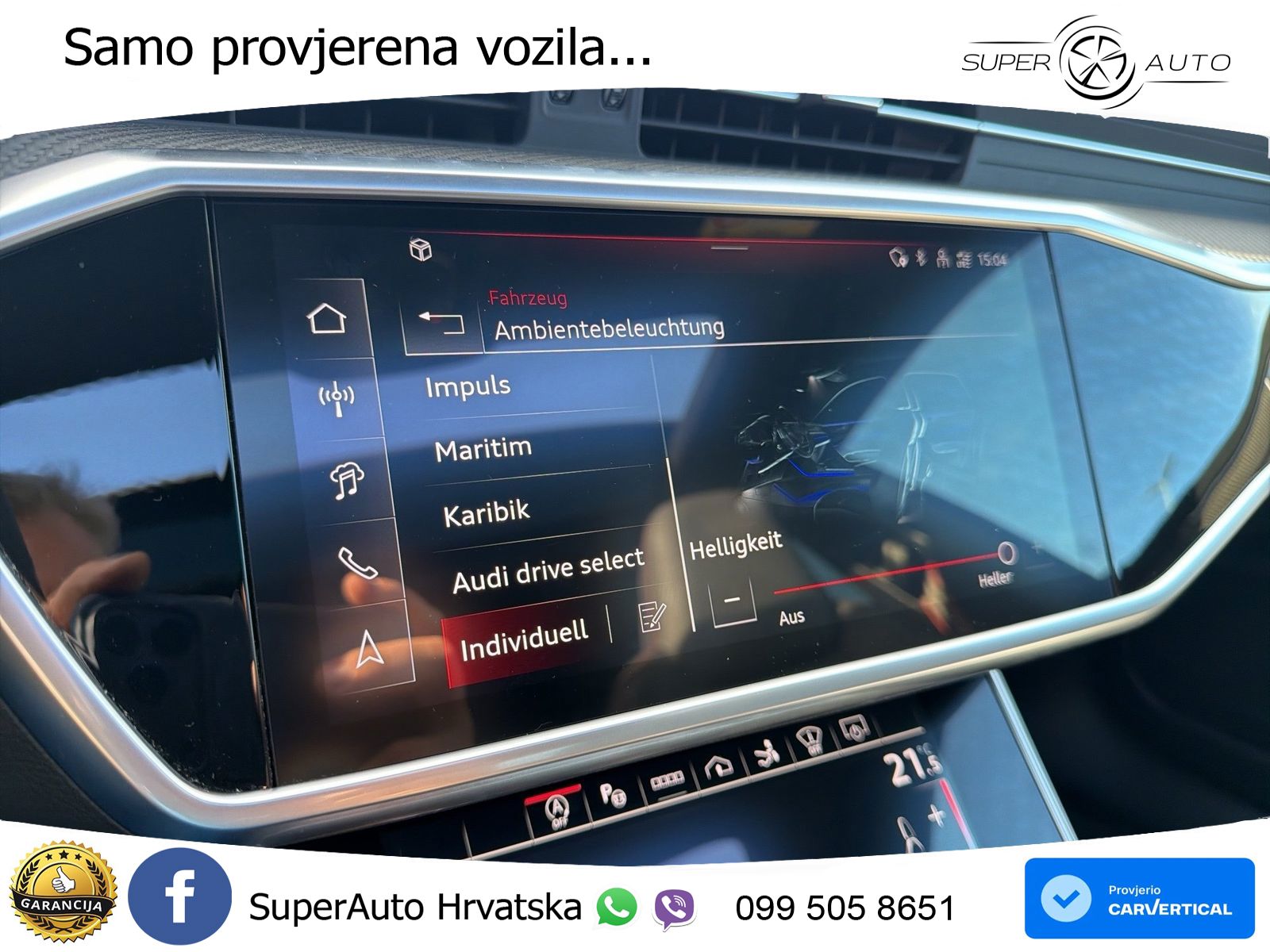 Audi RS7 4.0 TFSI V8 (600 KS) quattro tiptronic MATRIX+GR SJED+KAM