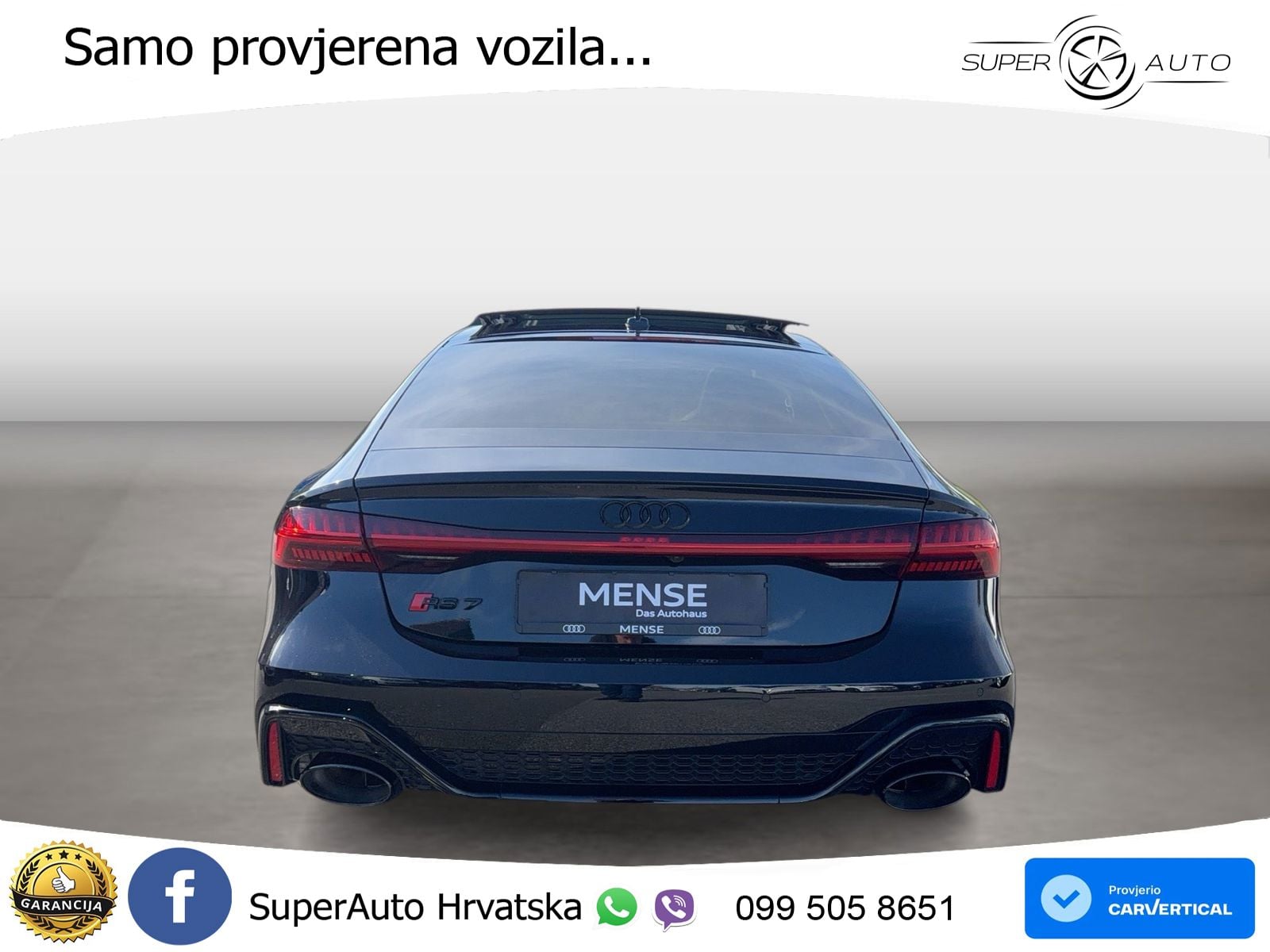 Audi RS7 4.0 TFSI V8 (600 KS) quattro tiptronic MATRIX+GR SJED+KAM