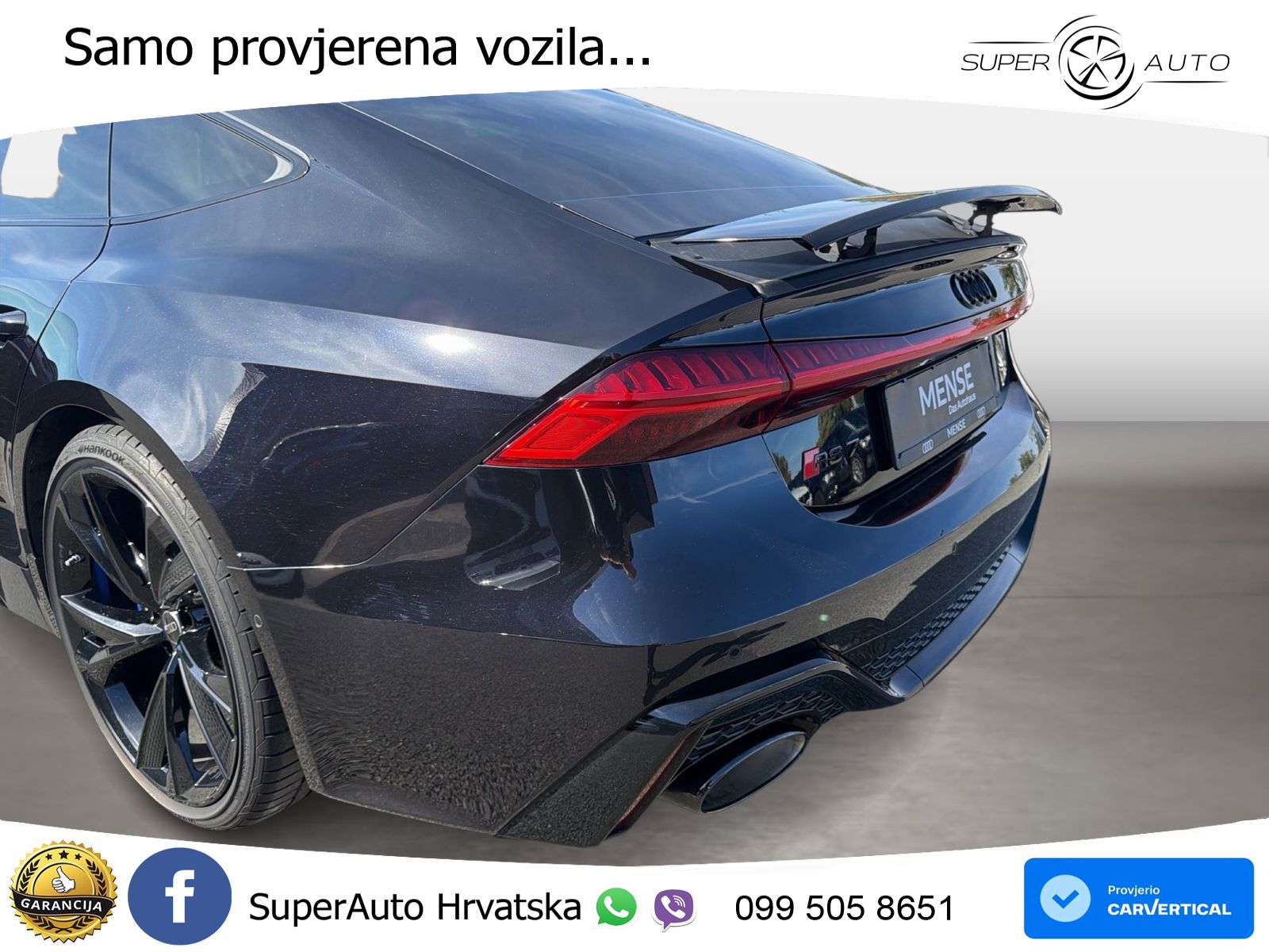 Audi RS7 4.0 TFSI V8 (600 KS) quattro tiptronic MATRIX+GR SJED+KAM