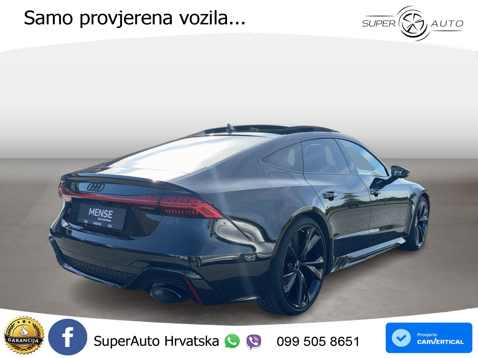 Audi RS7 4.0 TFSI V8 (600 KS) quattro tiptronic MATRIX+GR SJED+KAM