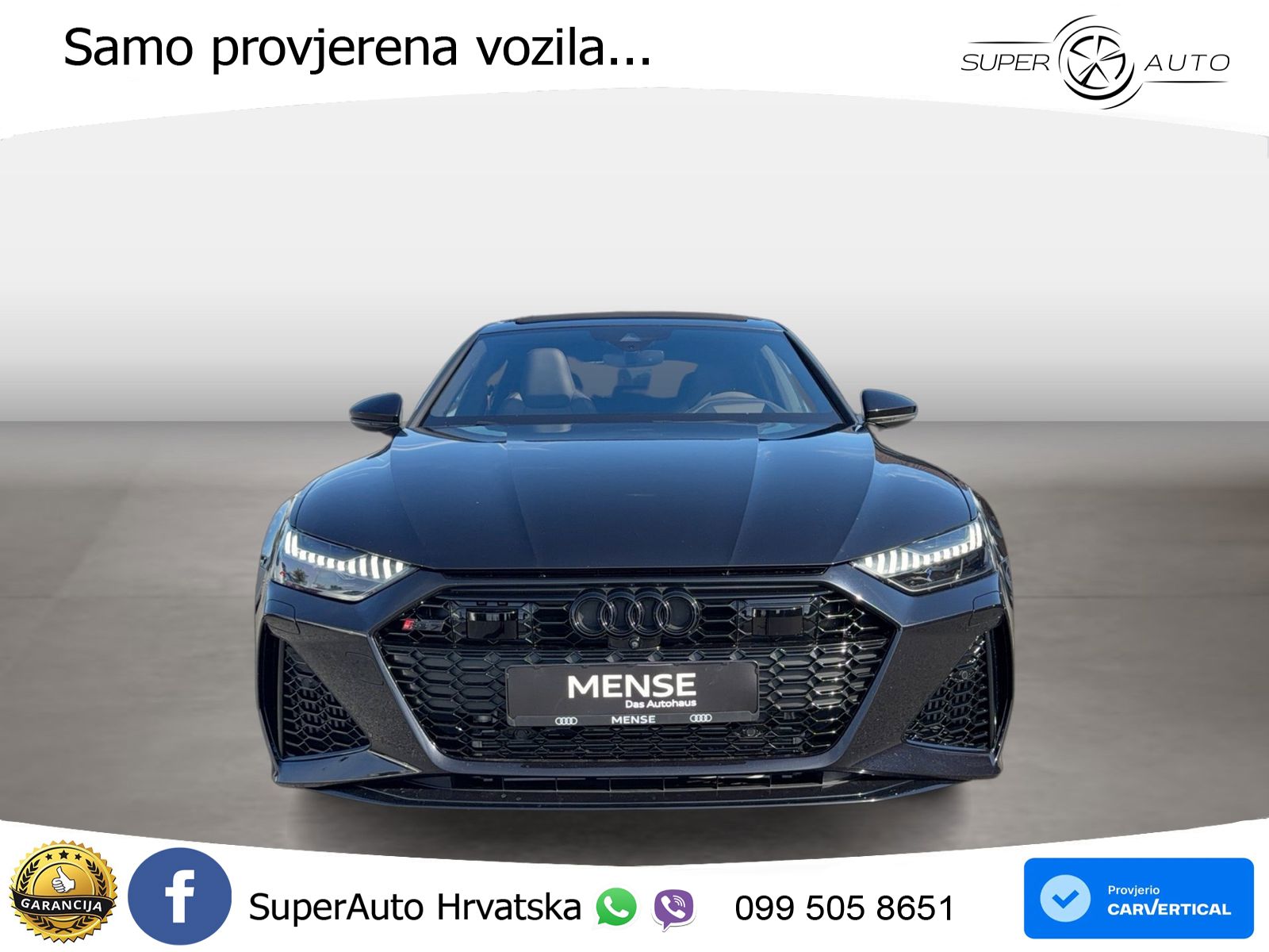 Audi RS7 4.0 TFSI V8 (600 KS) quattro tiptronic MATRIX+GR SJED+KAM