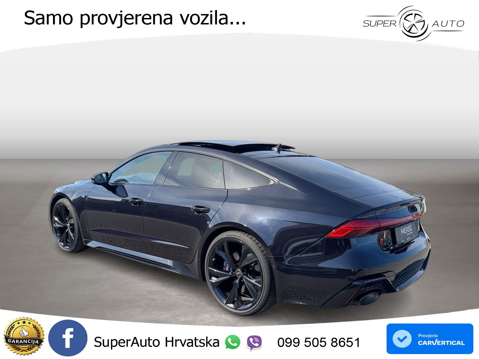 Audi RS7 4.0 TFSI V8 (600 KS) quattro tiptronic MATRIX+GR SJED+KAM