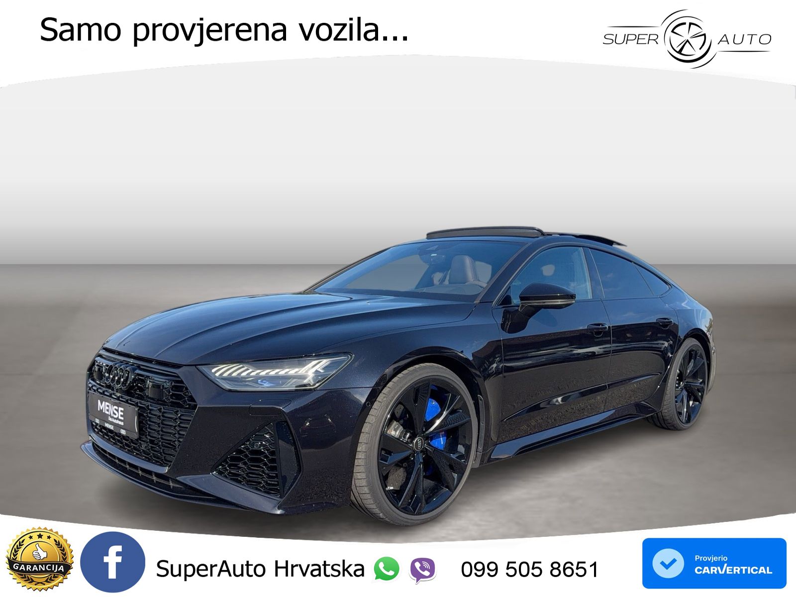 Audi RS7 4.0 TFSI V8 (600 KS) quattro tiptronic MATRIX+GR SJED+KAM