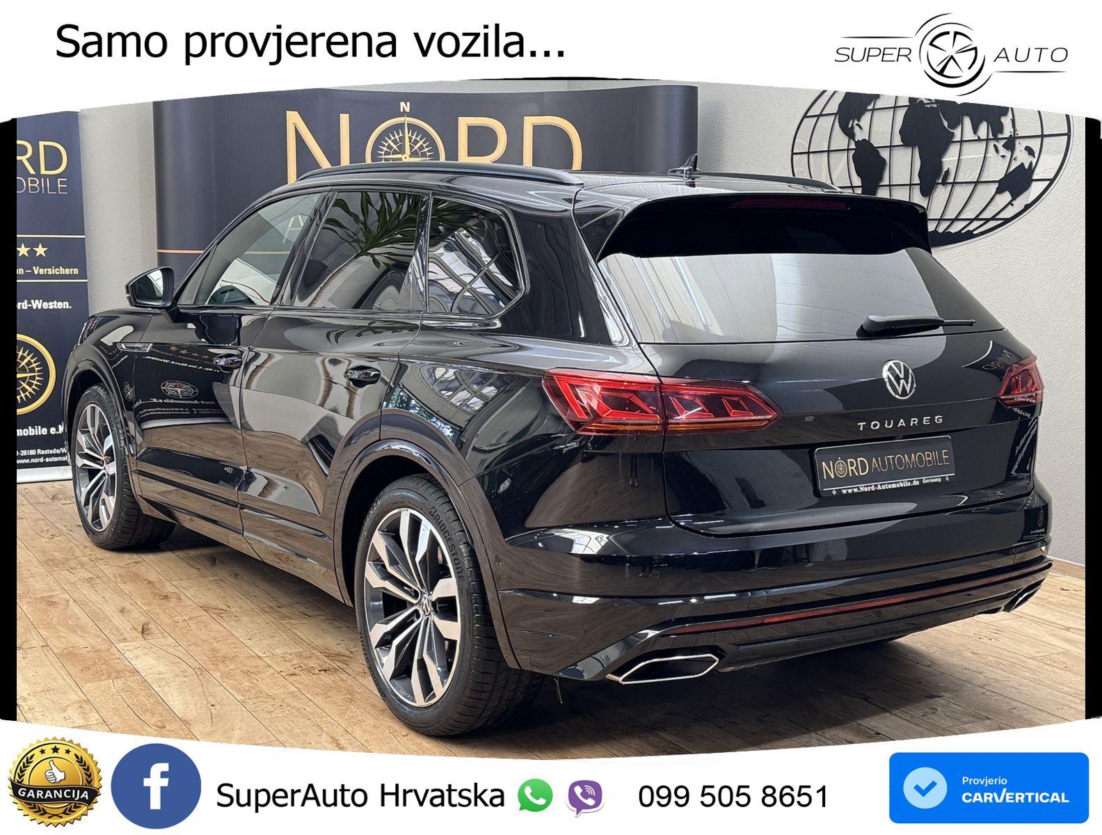 Volkswagen Touareg 3.0 V6 TDI (286 KS) 4MOTION Tiptronic R-Line ZRAČNI+ACC+GR SJED+KAM+PANO