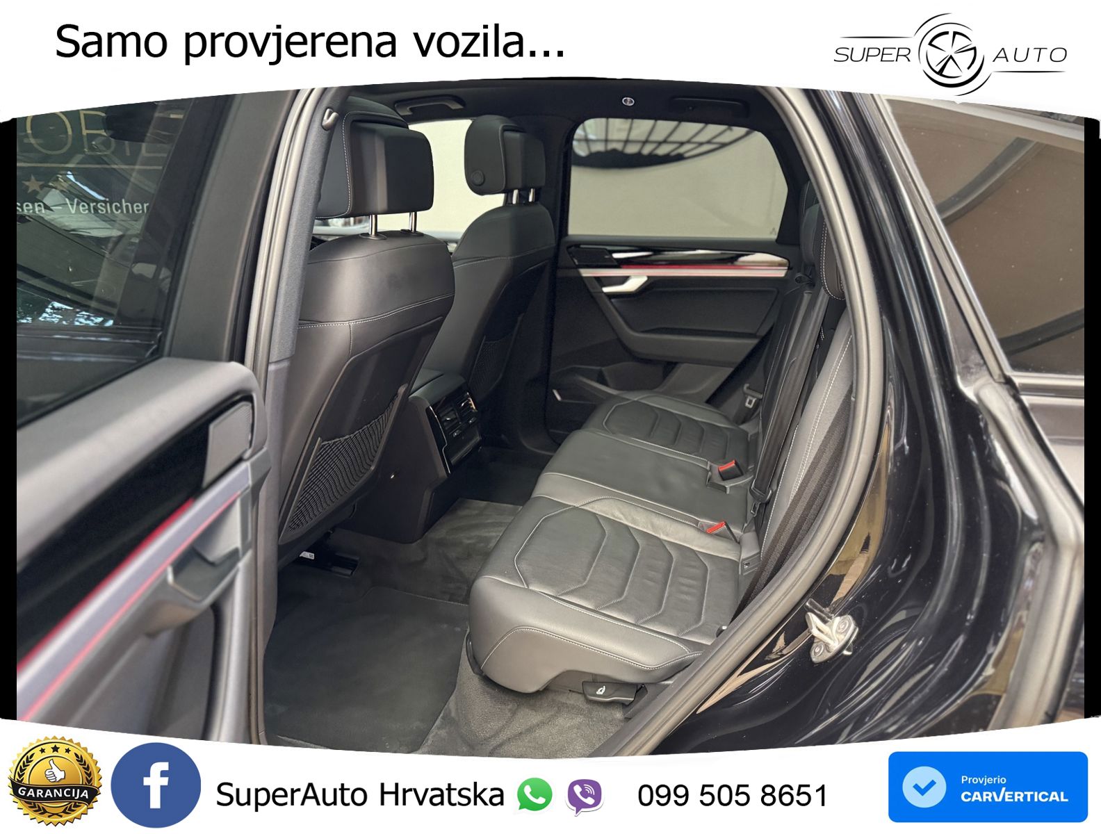 Volkswagen Touareg 3.0 V6 TDI (286 KS) 4MOTION Tiptronic R-Line ZRAČNI+ACC+GR SJED+KAM+PANO