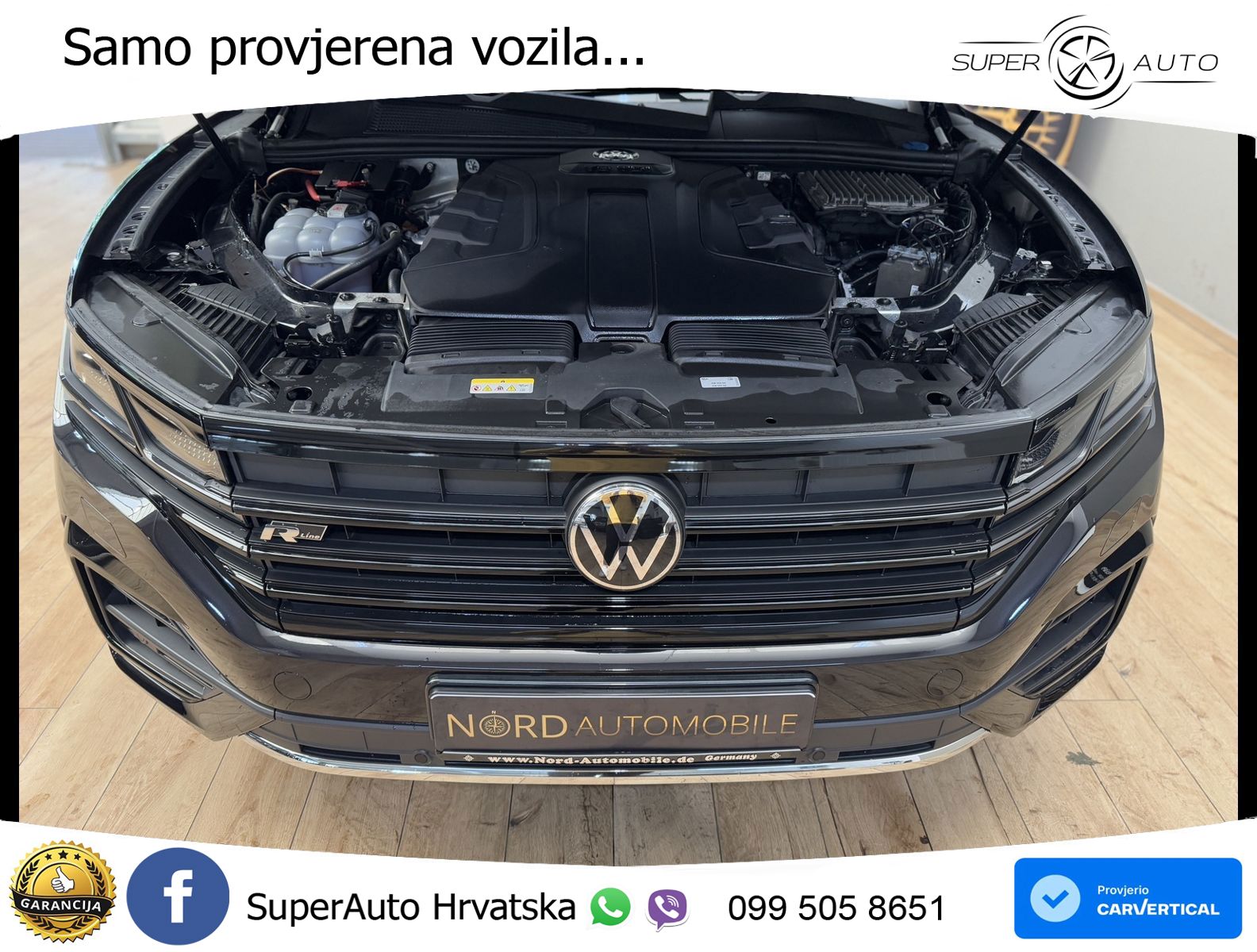 Volkswagen Touareg 3.0 V6 TDI (286 KS) 4MOTION Tiptronic R-Line ZRAČNI+ACC+GR SJED+KAM+PANO