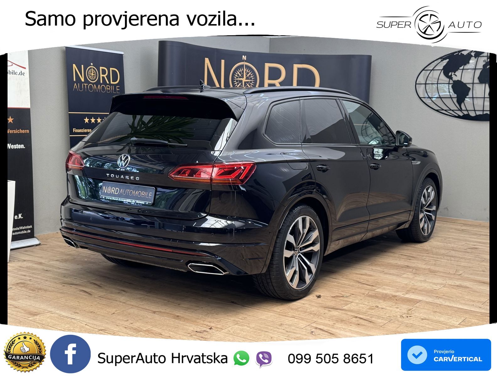 Volkswagen Touareg 3.0 V6 TDI (286 KS) 4MOTION Tiptronic R-Line ZRAČNI+ACC+GR SJED+KAM+PANO
