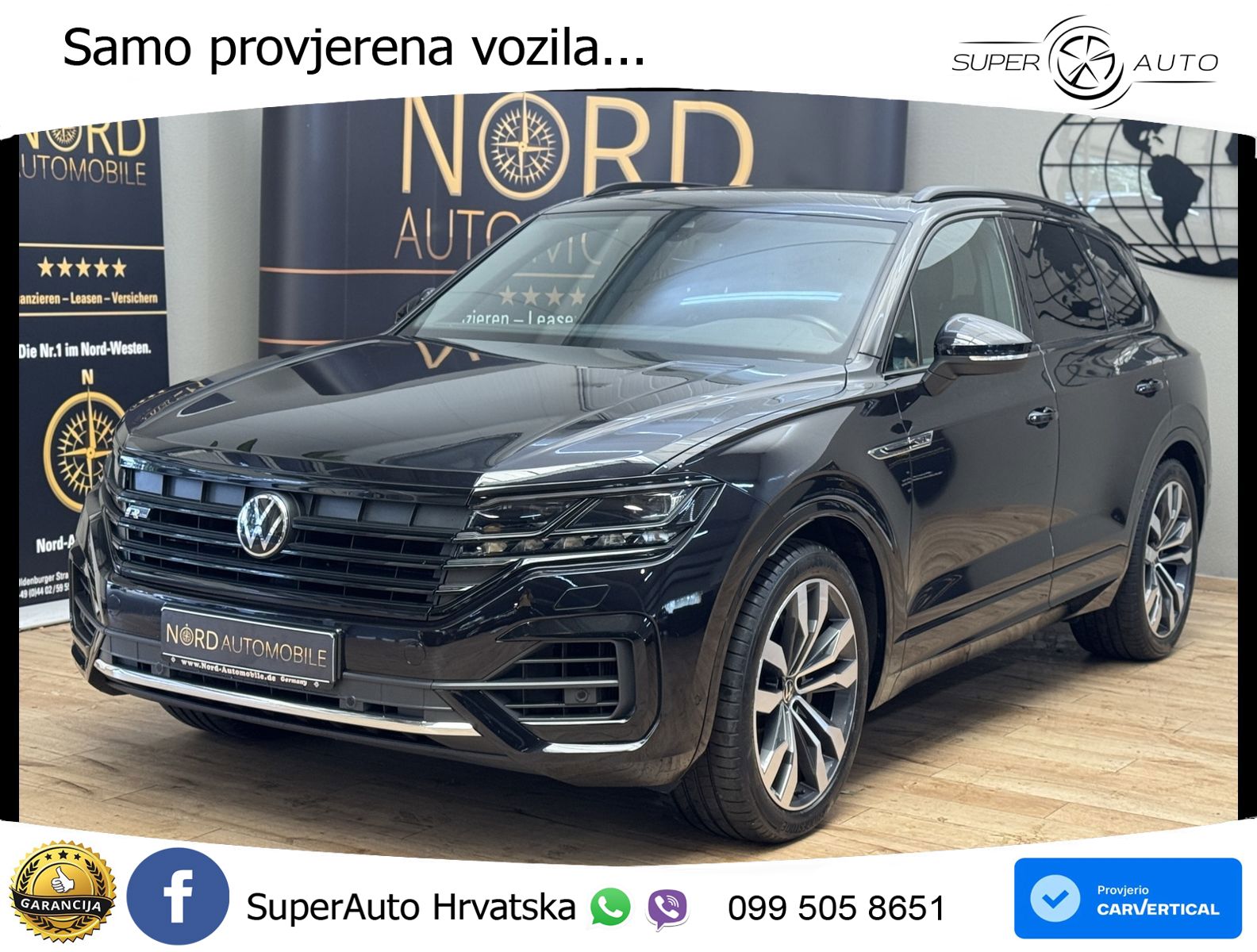 Volkswagen Touareg 3.0 V6 TDI (286 KS) 4MOTION Tiptronic R-Line ZRAČNI+ACC+GR SJED+KAM+PANO