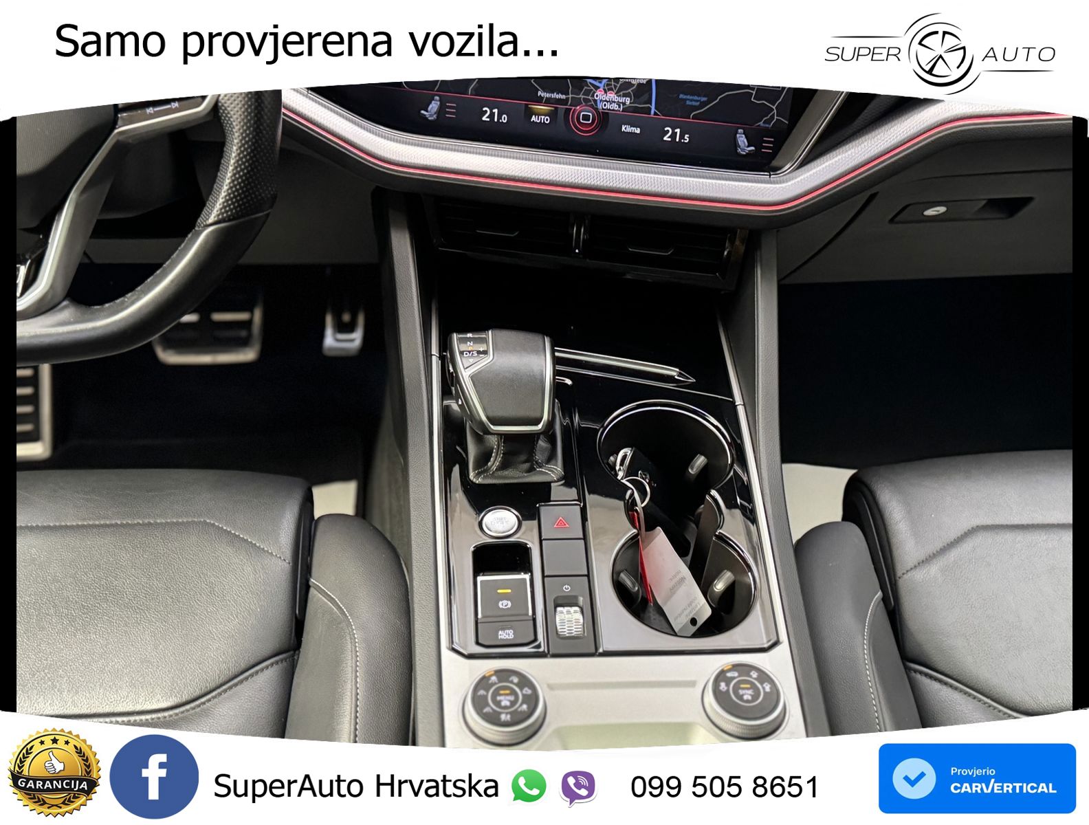 Volkswagen Touareg 3.0 V6 TDI (286 KS) 4MOTION Tiptronic R-Line ZRAČNI+ACC+GR SJED+KAM+PANO