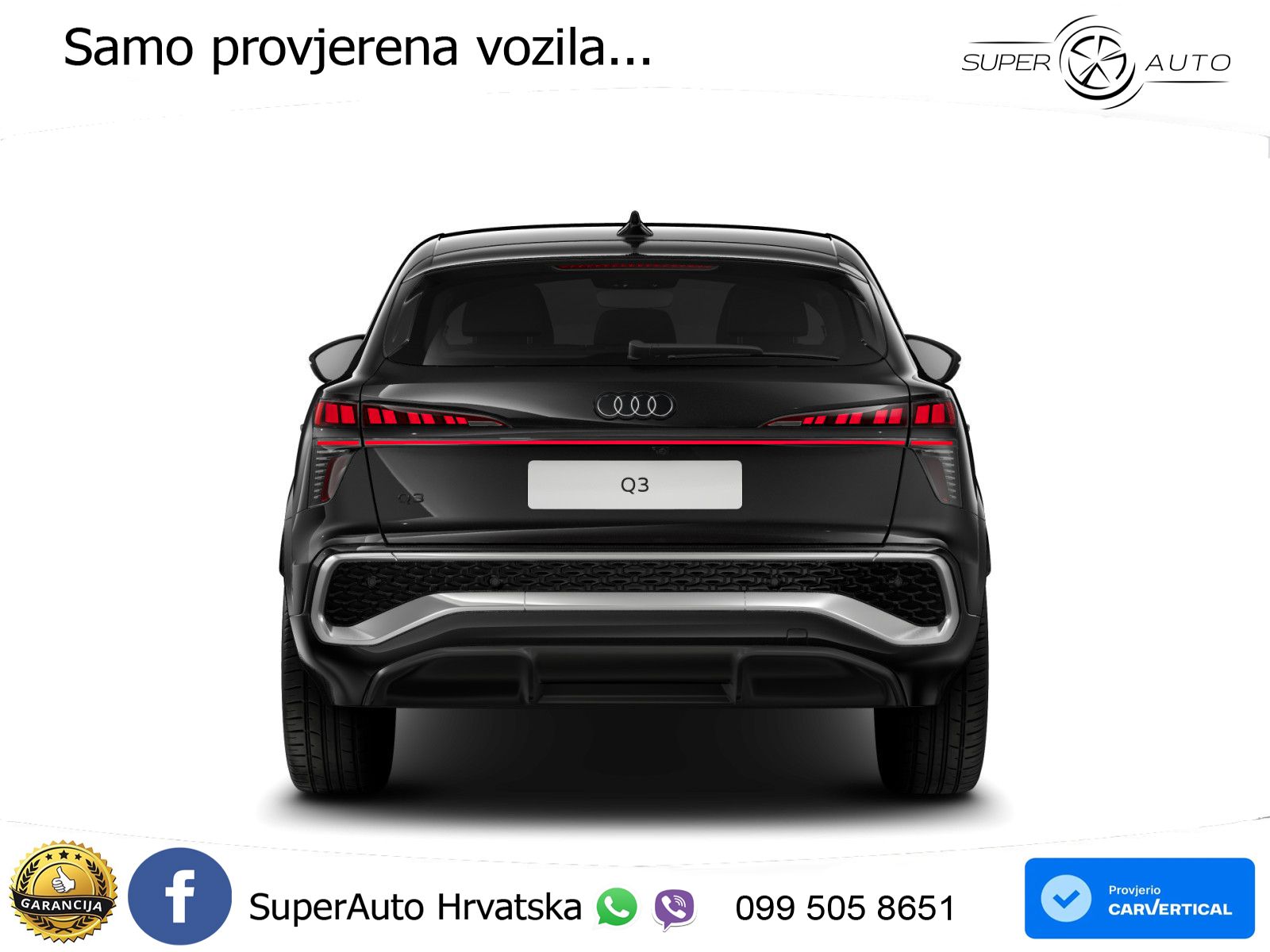 Audi Q3 Sportback 1.5 TFSIe (272 KS) S tronic LED+GR SJED+ACC