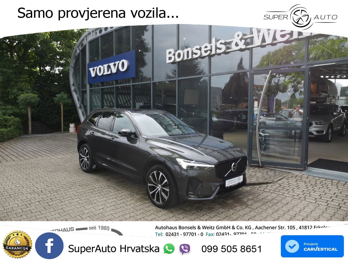 Volvo XC60 B5 Diesel AWD Geartronic LED+GR SJED+ACC
