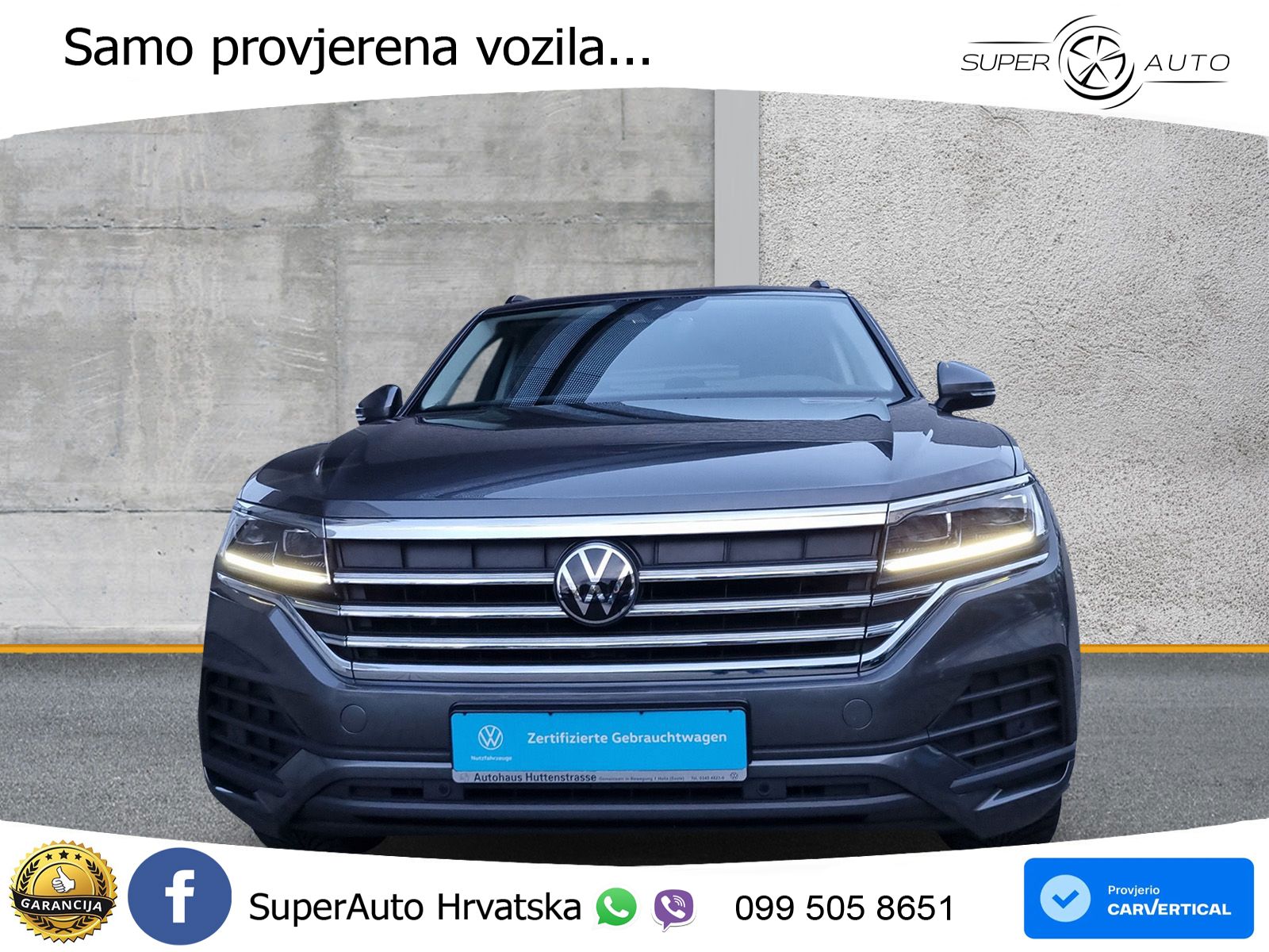 Volkswagen Touareg 3.0 V6 TDI (231 KS) 4MOTION Tiptronic ZRAČNI+ACC+GR SJED+KAM