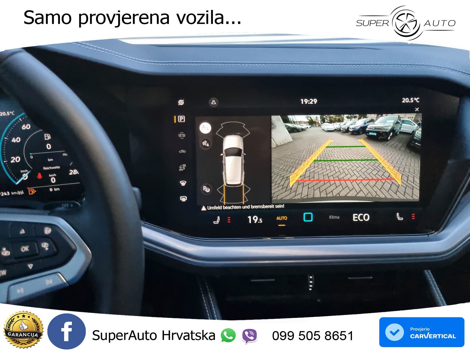 Volkswagen Touareg 3.0 V6 TDI (231 KS) 4MOTION Tiptronic ZRAČNI+ACC+GR SJED+KAM