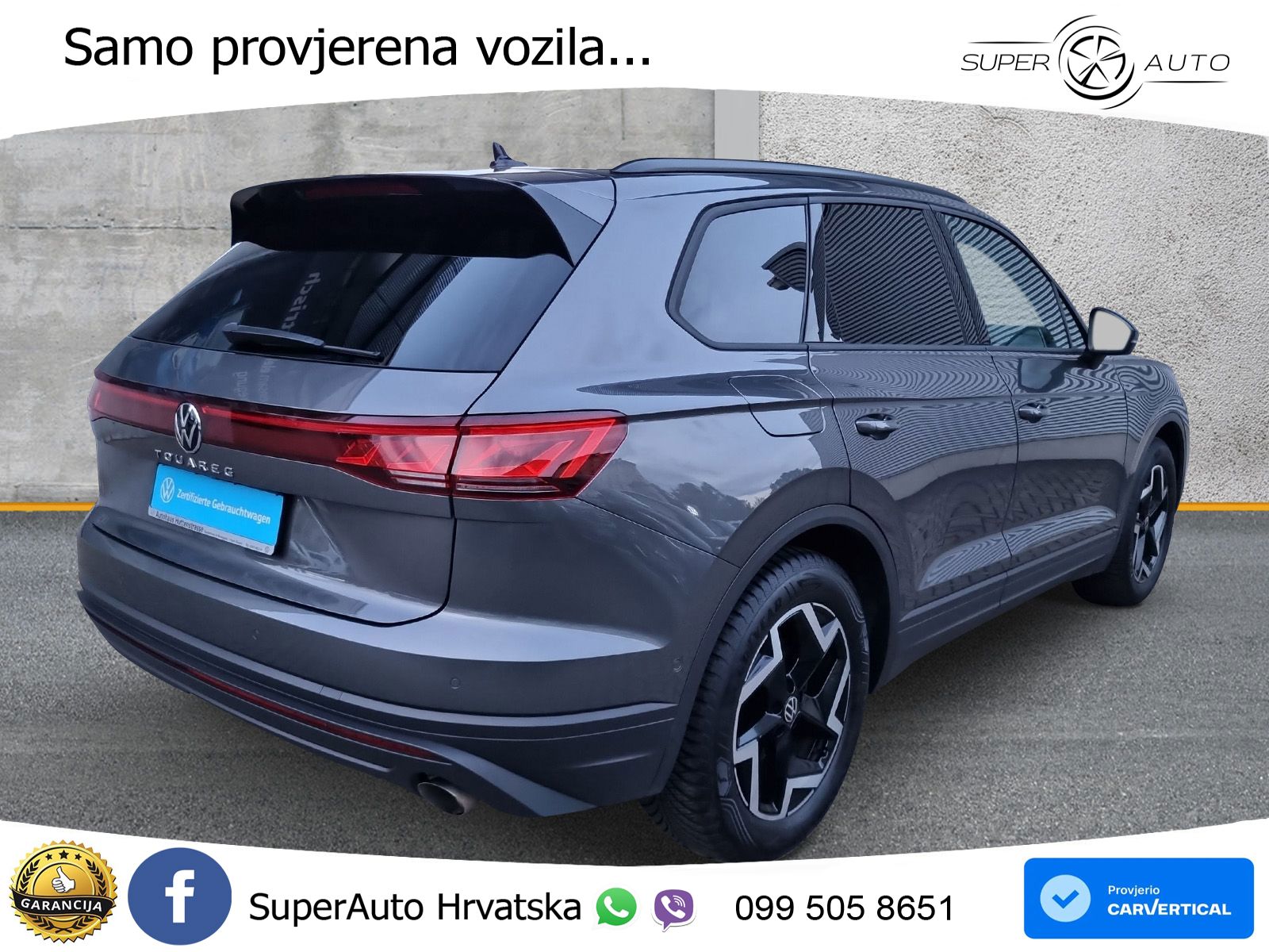 Volkswagen Touareg 3.0 V6 TDI (231 KS) 4MOTION Tiptronic ZRAČNI+ACC+GR SJED+KAM