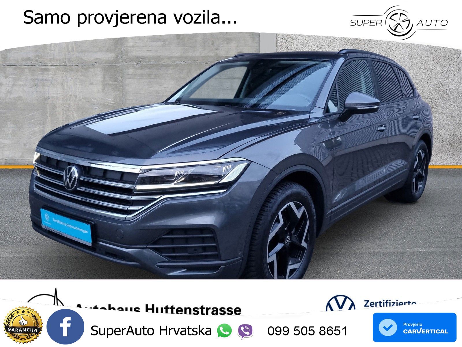 Volkswagen Touareg 3.0 V6 TDI (231 KS) 4MOTION Tiptronic ZRAČNI+ACC+GR SJED+KAM