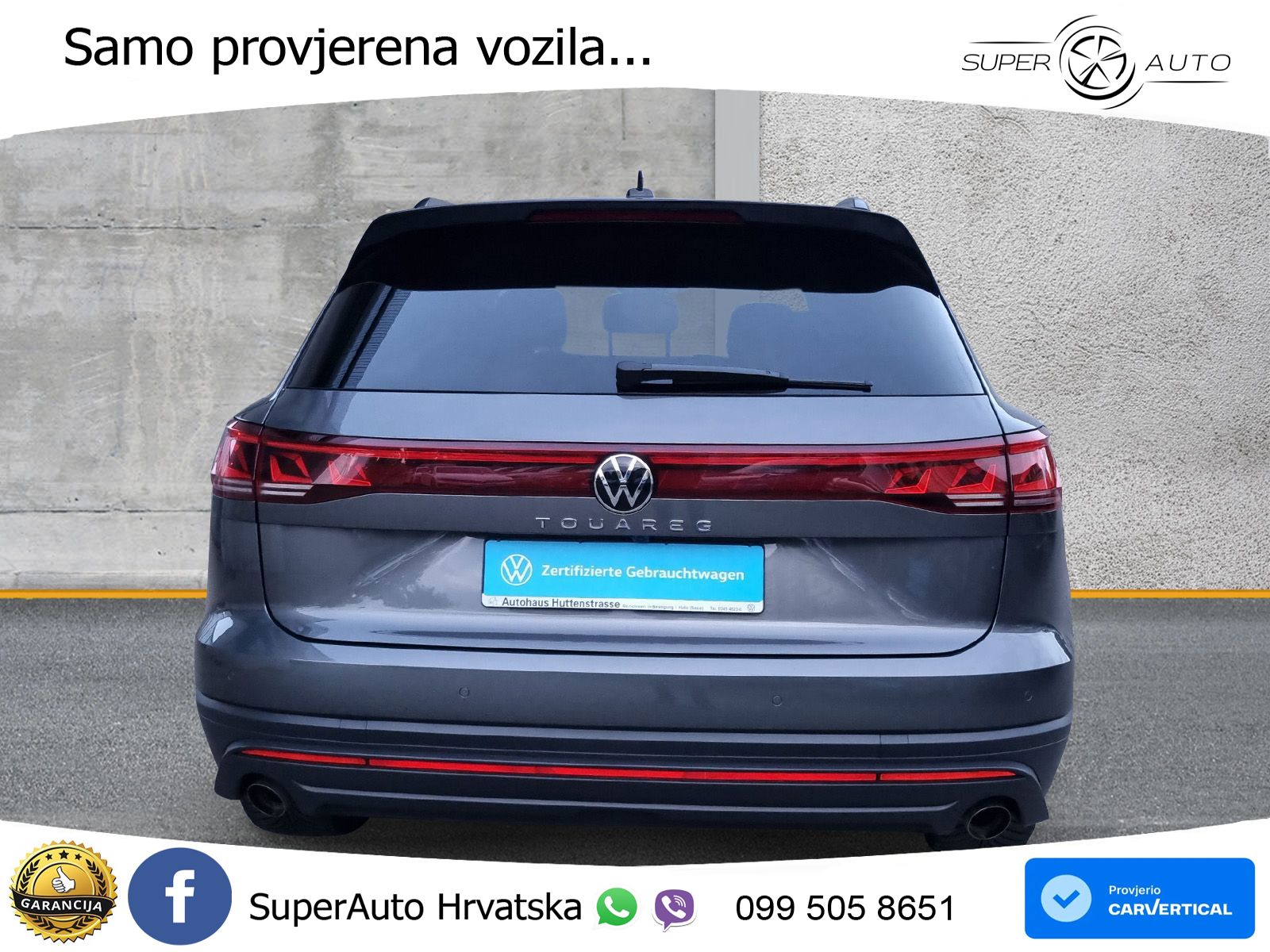 Volkswagen Touareg 3.0 V6 TDI (231 KS) 4MOTION Tiptronic ZRAČNI+ACC+GR SJED+KAM