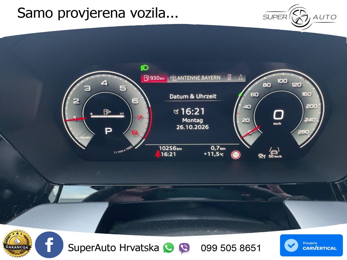 Audi A3 35 TFSI (150 KS) advanced LED+GR SJED+ACC