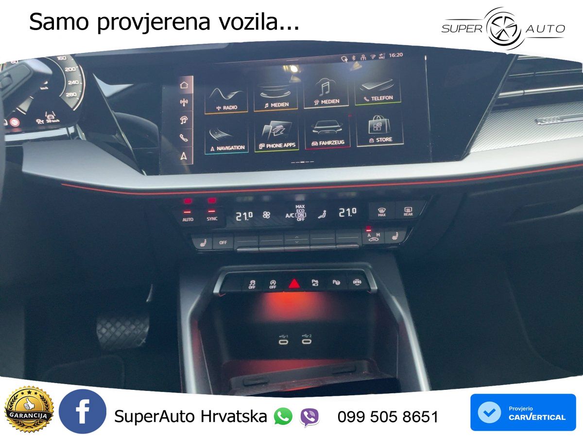 Audi A3 35 TFSI (150 KS) advanced LED+GR SJED+ACC