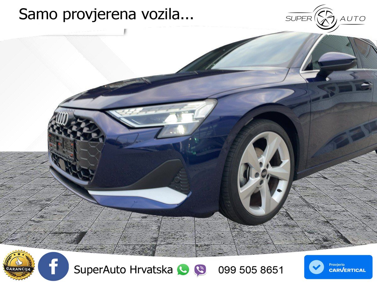 Audi A3 35 TFSI (150 KS) advanced LED+GR SJED+ACC