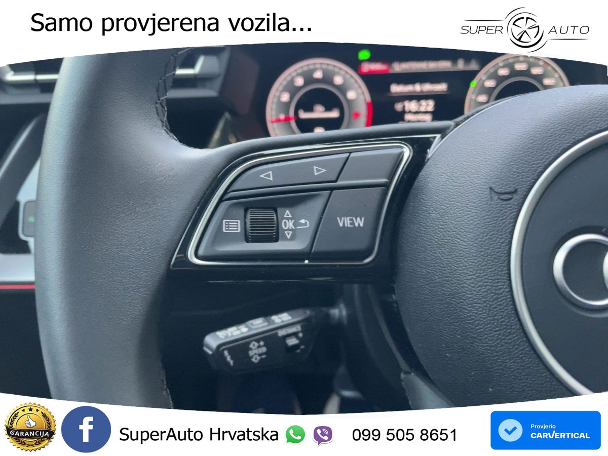 Audi A3 35 TFSI (150 KS) advanced LED+GR SJED+ACC