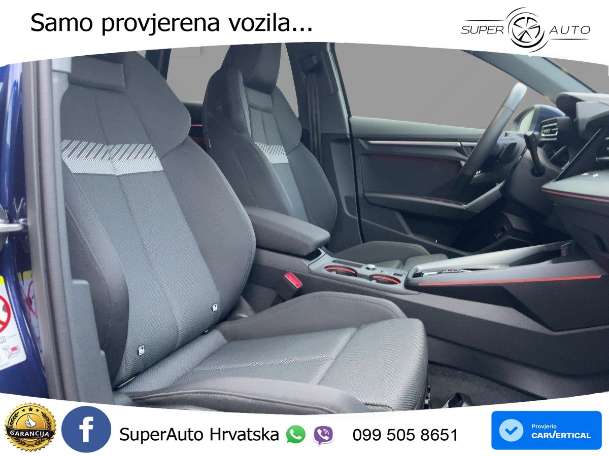 Audi A3 35 TFSI (150 KS) advanced LED+GR SJED+ACC