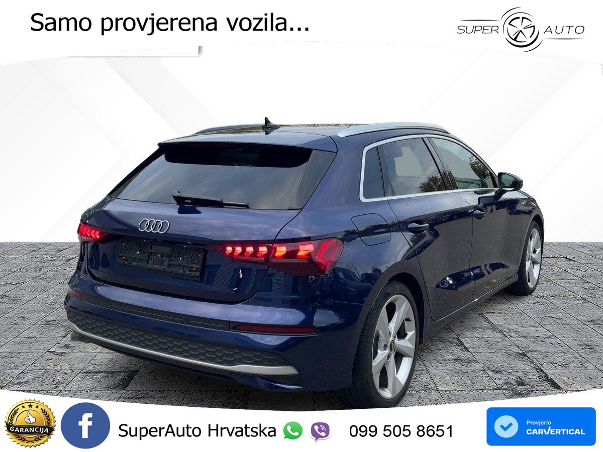 Audi A3 35 TFSI (150 KS) advanced LED+GR SJED+ACC