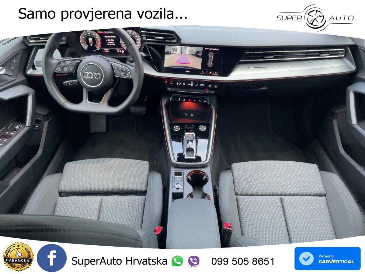 Audi A3 35 TFSI (150 KS) advanced LED+GR SJED+ACC