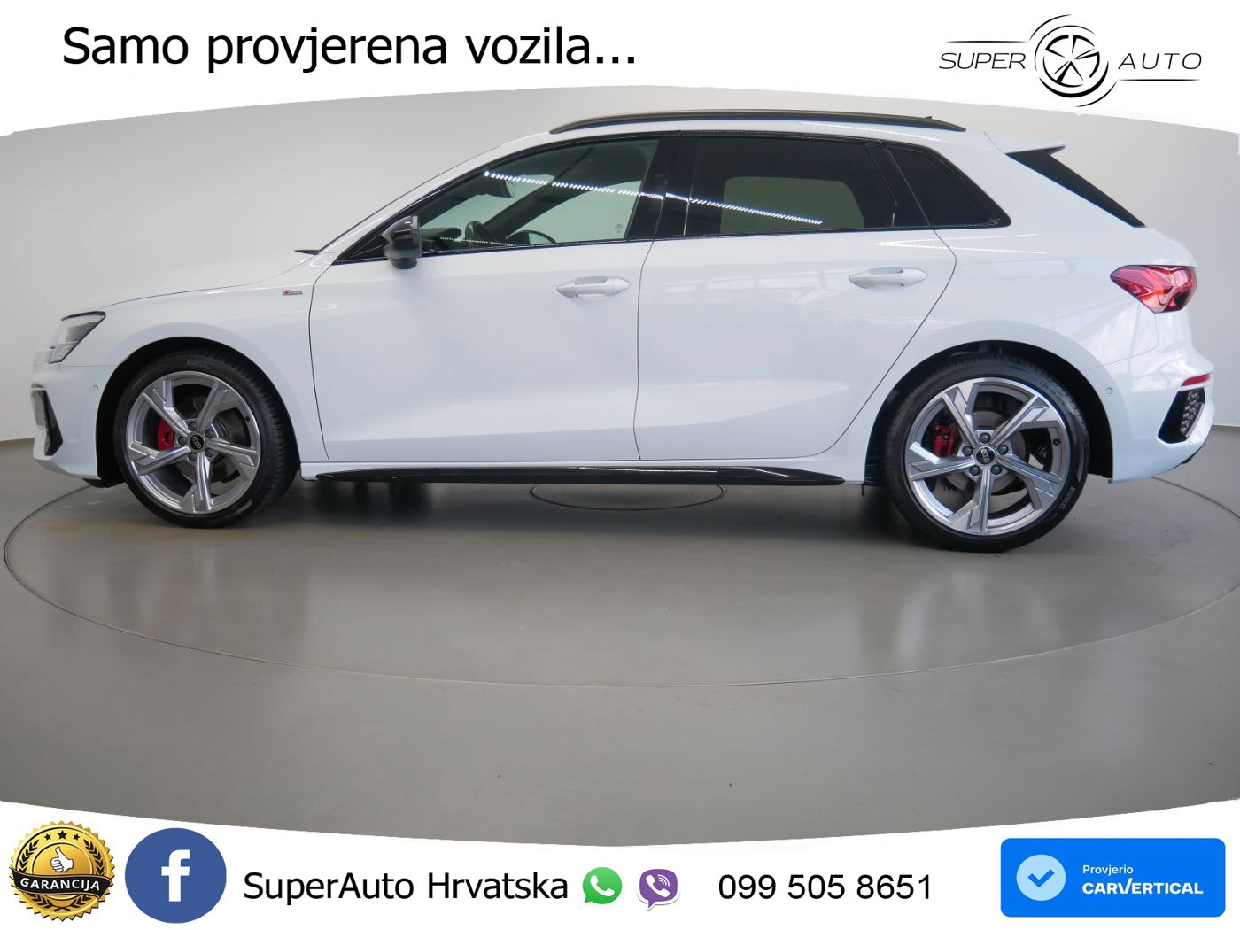 Audi A3 35 TFSI (150 KS) S line LED+GR SJED+ACC