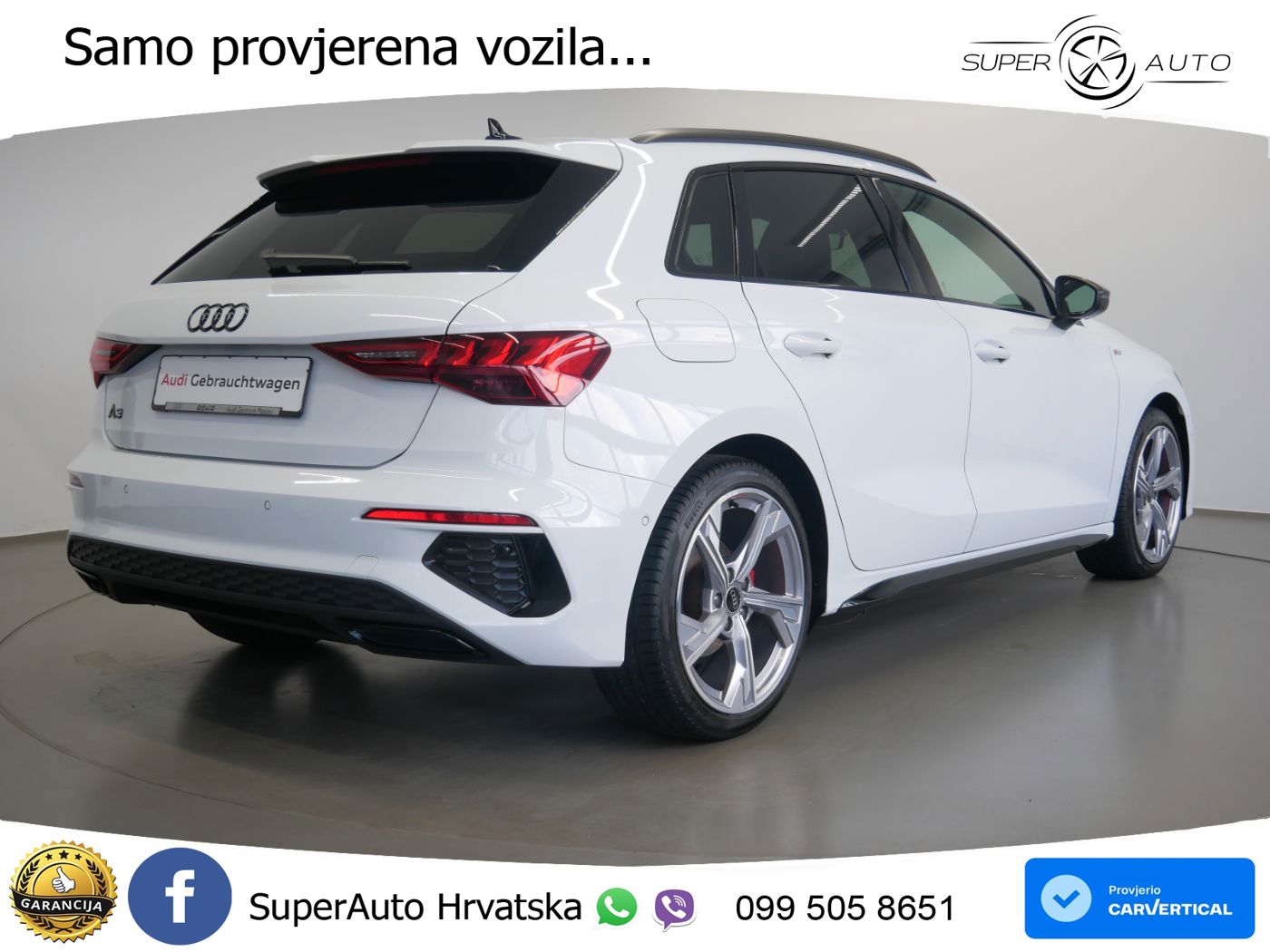 Audi A3 35 TFSI (150 KS) S line LED+GR SJED+ACC