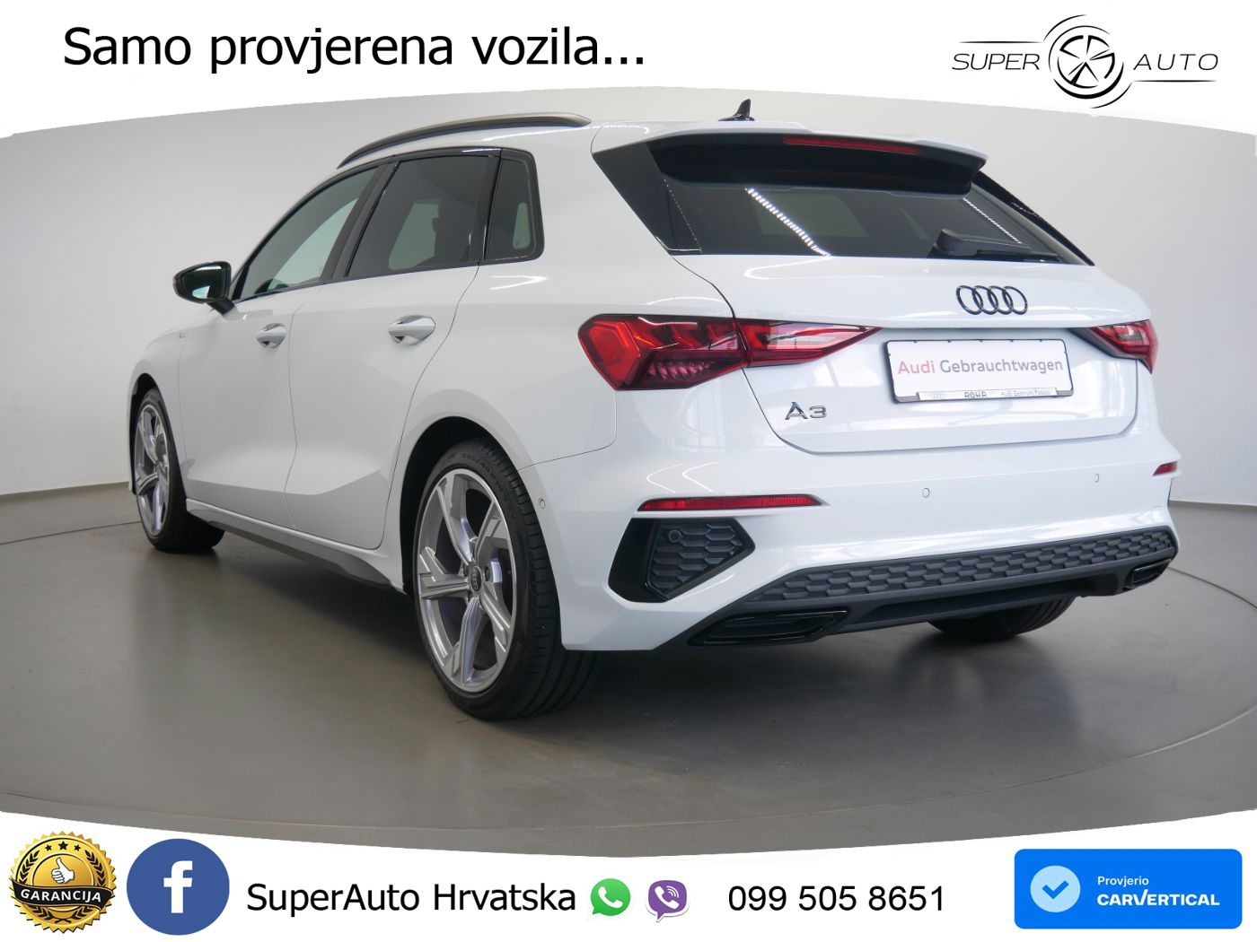 Audi A3 35 TFSI (150 KS) S line LED+GR SJED+ACC