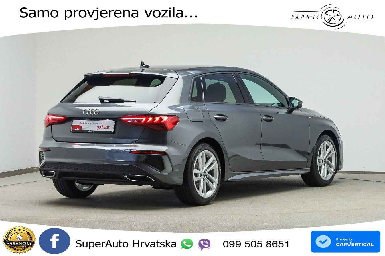 Audi A3 35 TFSI (150 KS) S tronic S line LED+GR SJED+ACC