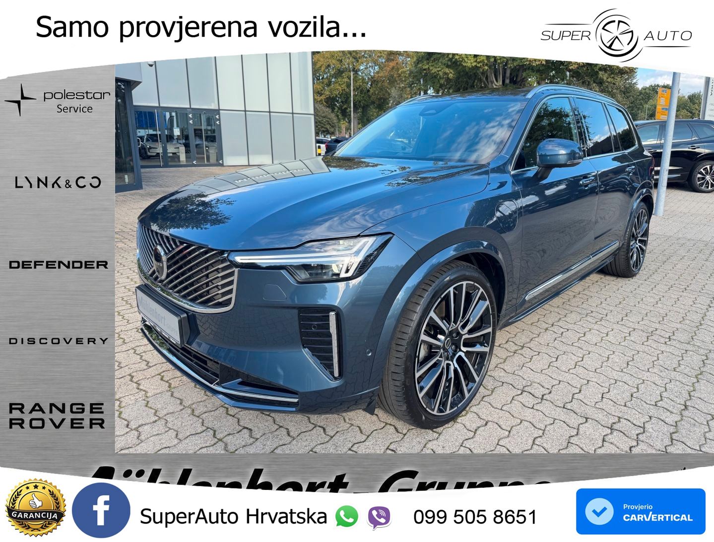 Volvo XC90 2.0 T8 AWD Automatic ACC+HEAD+4xGR SJED+360+PANO