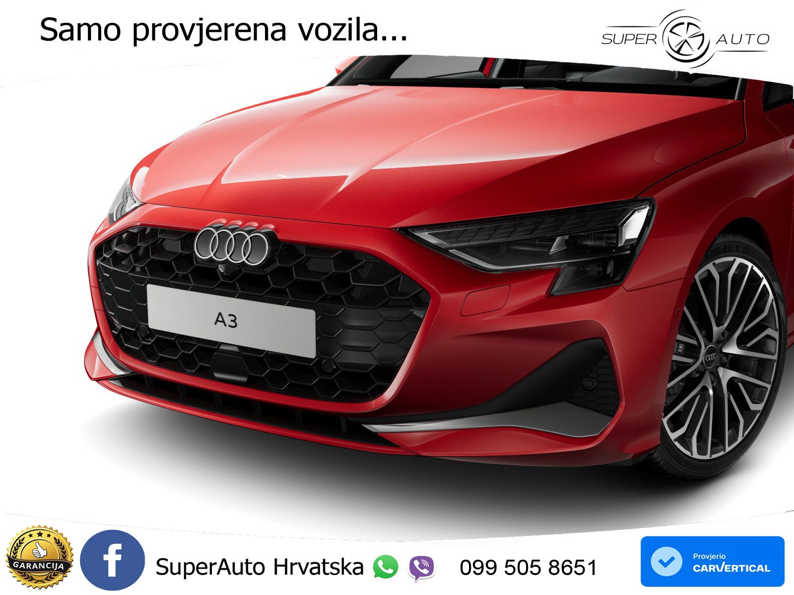 Audi A3 Limuzina 40 TFSI (204 KS) quattro S tronic S line LED+GR SJED+ACC