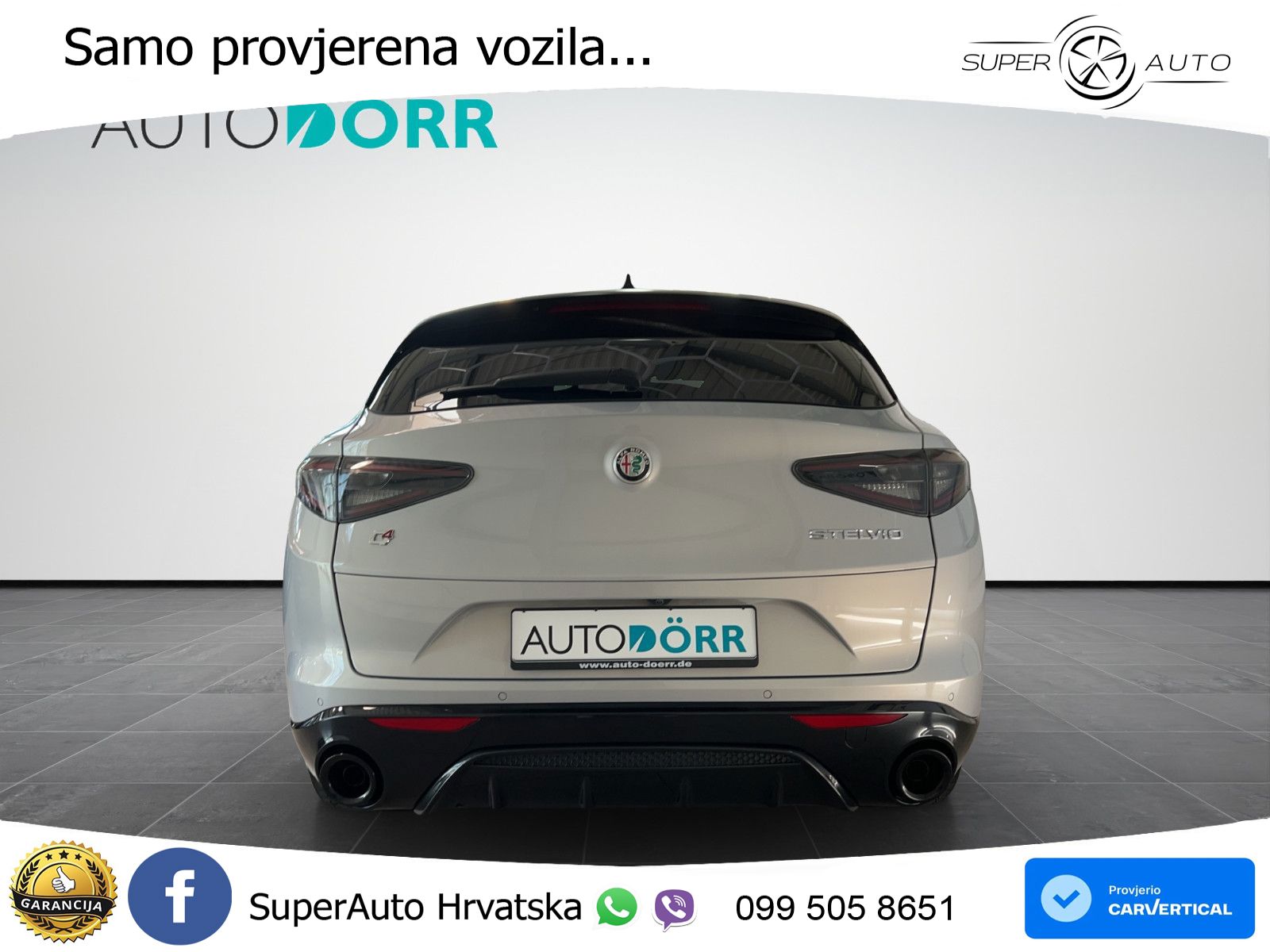 Alfa Romeo Stelvio 2.2 MultiJet II (210 KS) Q4 Automatic LED+GR SJED+ACC