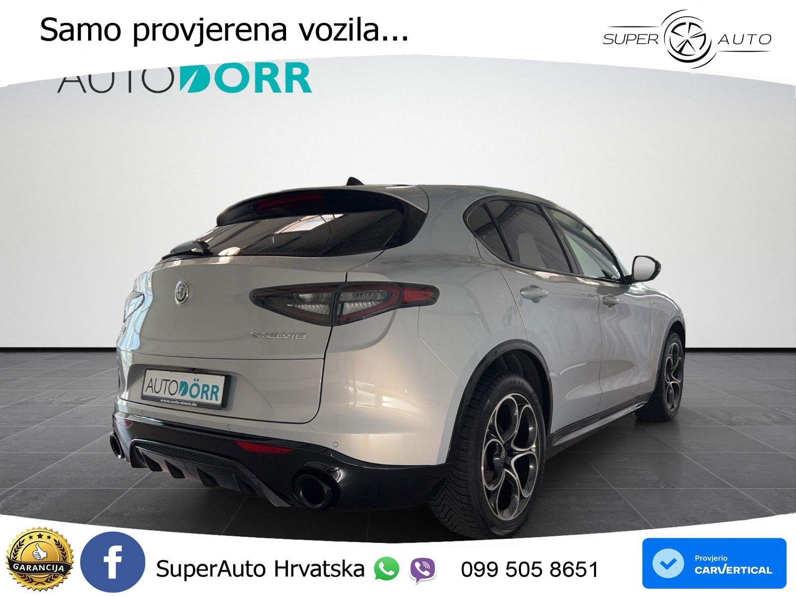 Alfa Romeo Stelvio 2.2 MultiJet II (210 KS) Q4 Automatic LED+GR SJED+ACC
