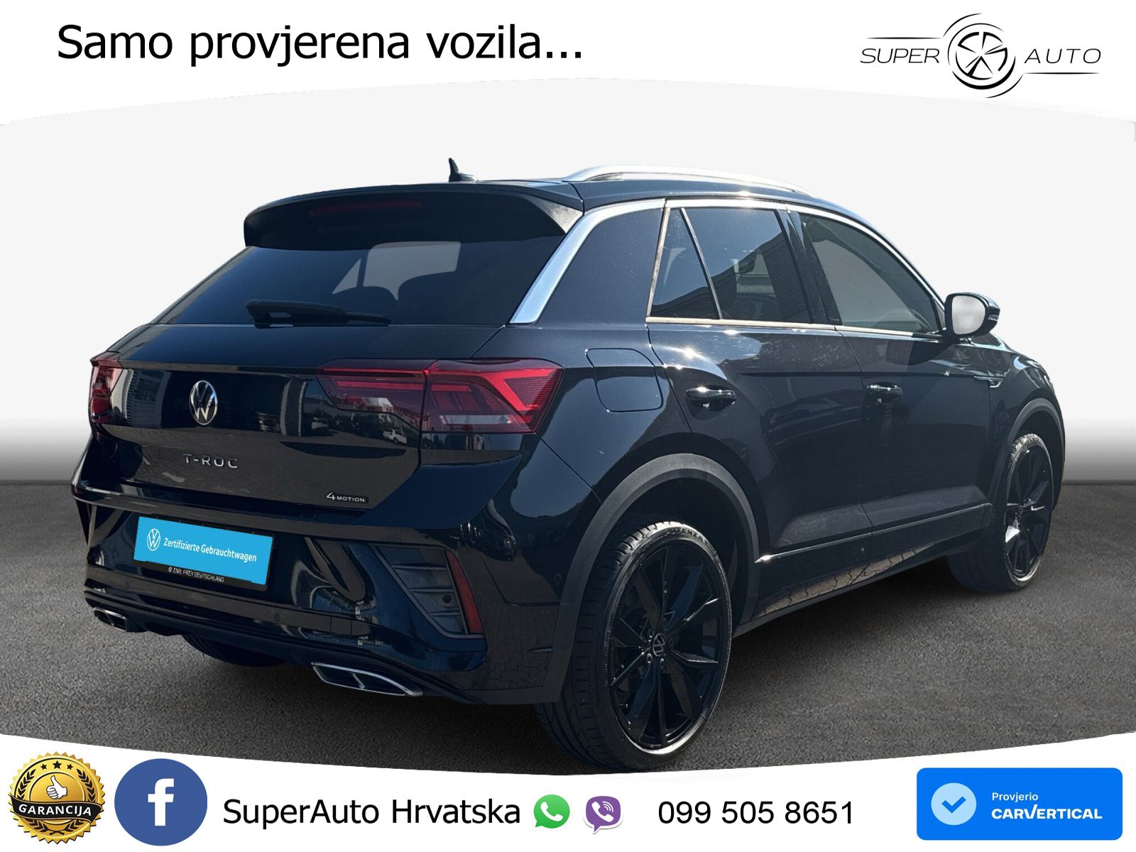 Volkswagen T-Roc I 2.0 TSI (190 KS) 4M DSG LED+GR SJED+ACC