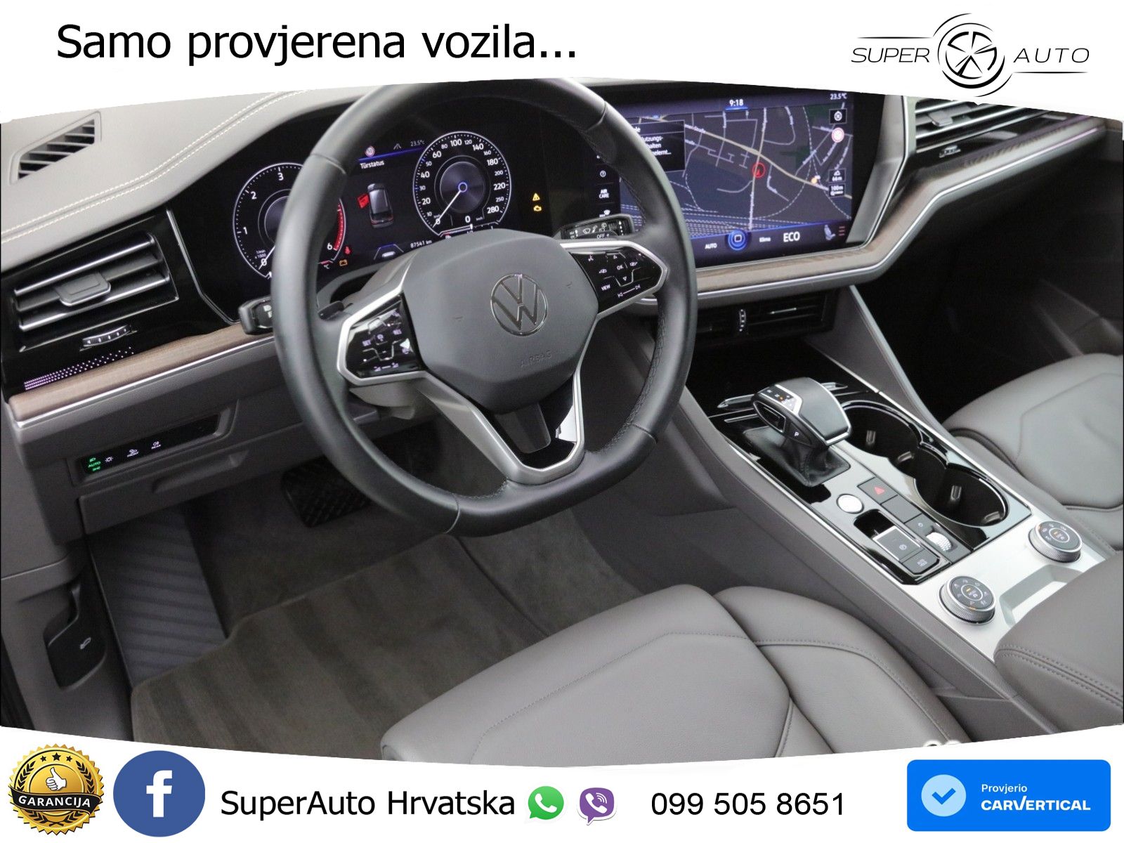 Volkswagen Touareg 3.0 V6 TDI (231 KS) 4MOTION Tiptronic ZRAČNI+ACC+4xGR SJED+KAM